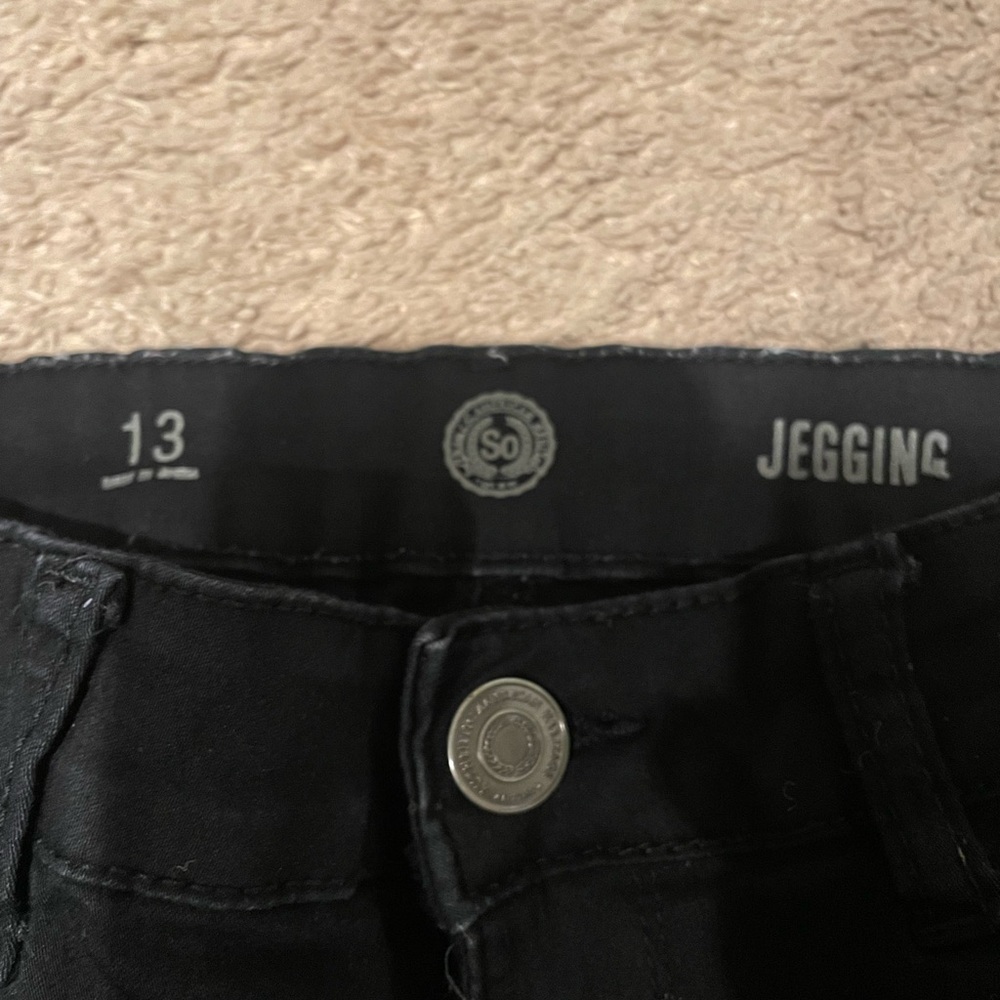 SO Classic Black Jeggings